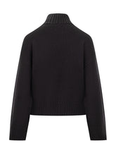 Fabiana Filippi Black Turtleneck Sweater - Collezione Happy Birthday | Lidia Shopping