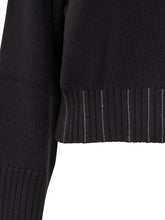 Fabiana Filippi Black Turtleneck Sweater - Collezione Happy Birthday | Lidia Shopping