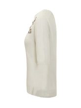 Fabiana Filippi Knit Top with Jewel Embellishments - Collezione Happy Birthday | Lidia Shopping