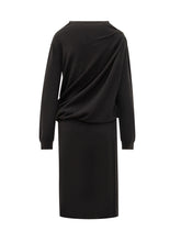Black Draped Dress by Fabiana Filippi - Collezione Happy Birthday | Lidia Shopping