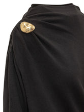 Black Draped Dress by Fabiana Filippi - Collezione Happy Birthday | Lidia Shopping