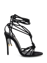 Dsquared2 Sandali Neri con Lacci e Tacco Alto - Collezione Happy Birthday | Lidia Shopping