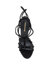 Dsquared2 Sandali Neri con Lacci e Tacco Alto - Collezione Happy Birthday | Lidia Shopping