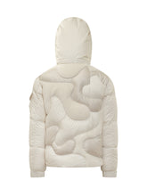 Moncler Piumino Bianco con Inserti in Shearling - Abbigliamento Uomo | Lidia Shopping