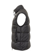 Moncler Gilet Nero Imbottito con Logo - Abbigliamento Uomo | Lidia Shopping