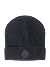 Moncler Cappello Beanie Nero - Accessori Uomo | Lidia Shopping