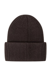 Moncler Cappello Beanie Marrone con Logo - Accessori Uomo | Lidia Shopping