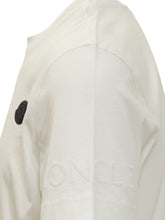 White Minimal Black Logo T-shirt Moncler - Collezione Happy Birthday | Lidia Shopping