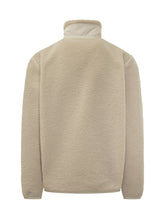 Cardigan Moncler con Zip in Pile Beige - Abbigliamento Uomo | Lidia Shopping