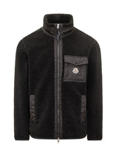 Moncler Giacca in Pile Nero - Abbigliamento Uomo | Lidia Shopping