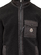 Moncler Giacca in Pile Nero - Abbigliamento Uomo | Lidia Shopping
