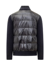 Moncler Blue Knit Cardigan with Zip and Pockets - Collezione Happy Birthday | Lidia Shopping