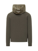 Cardigan Moncler Verde con Cappuccio - Abbigliamento Uomo | Lidia Shopping
