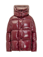 Moncler Parana Shiny Burgundy Down Jacket - Collezione Happy Birthday | Lidia Shopping