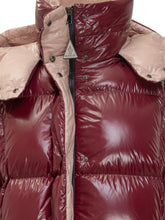 Moncler Parana Shiny Burgundy Down Jacket - Collezione Happy Birthday | Lidia Shopping