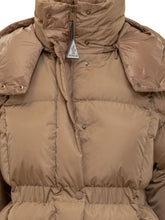 Moncler Piumino Marrone con Cappuccio - Abbigliamento Donna | Lidia Shopping