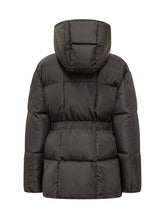 Moncler Women's Down Jacket with Elastic Waist and Hood - Collezione Happy Birthday | Lidia Shopping