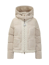 Moncler Ripaille Down Jacket in Nylon and Wool - Collezione Happy Birthday | Lidia Shopping