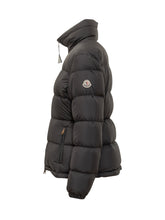 Moncler Piumino Nero Trapuntato a Collo Alto - Abbigliamento Donna | Lidia Shopping