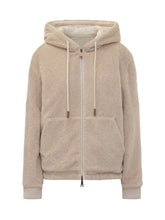 Moncler Giacca Reversibile in Shearling Beige - Abbigliamento Donna | Lidia Shopping