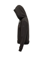 Moncler Black Hoodie with Braided Trim Details - Collezione Happy Birthday | Lidia Shopping