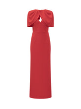 Abito lungo rosso mantella Rebecca Vallance - Abbigliamento Donna | Lidia Shopping