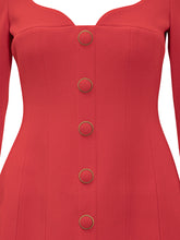 Abito corto rosso bottoni Rebecca Vallance - Abbigliamento Donna | Lidia Shopping