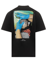 44 Label Group T-Shirt Nera con Logo Ricamato - 44 Label Group | Lidia Shopping
