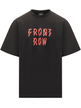 T-shirt nera oversize 44 Label Group con stampa Front Row - 44 Label Group | Lidia Shopping