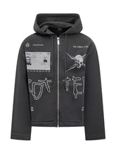 44 Label Group Hoodie with Prints - 44 Label Group | Lidia Shopping