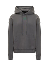 44 Label Group Felpa Hoodie Grigia con Logo Ricamato - 44 Label Group | Lidia Shopping