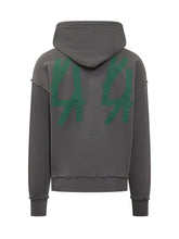 44 Label Group Felpa Hoodie Grigia con Logo Ricamato - 44 Label Group | Lidia Shopping