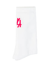 44 Label Group Calze Bianche con Logo Rosa - 44 Label Group | Lidia Shopping