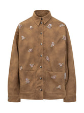 Des Phemmes Suede Shirt with Embroidery - Collezione Happy Birthday | Lidia Shopping