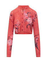 Des Phemmes cropped cardigan with print. - Collezione Happy Birthday | Lidia Shopping