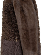 Bully Brown Fur Coat with Hood - Bully | Lidia Shopping