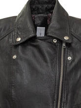 Giacca in Pelle Bully Nera Biker - Abbigliamento Donna | Lidia Shopping