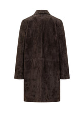 Sword Cappotto in Pelle Scamosciata con Borchie - Abbigliamento Donna | Lidia Shopping