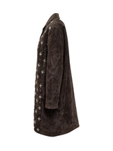 Sword Cappotto in Pelle Scamosciata con Borchie - Abbigliamento Donna | Lidia Shopping