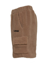 Barrow Shorts Cargo in Pile Beige con Logo - Abbigliamento Uomo | Lidia Shopping