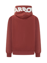 Felpa Cappuccio Rossa Logo Barrow - Abbigliamento Uomo | Lidia Shopping