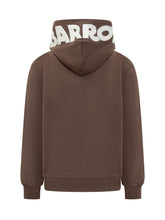 Felpa Cappuccio Marrone Logo Barrow - Abbigliamento Uomo | Lidia Shopping