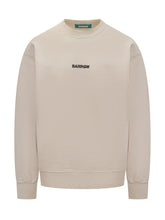 Barrow Felpa Beige con Logo - Abbigliamento Uomo | Lidia Shopping