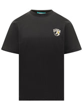 Barrow T-shirt Nera con Logo Curvo ed Emoji - Abbigliamento Uomo | Lidia Shopping