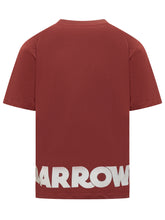 Barrow T-Shirt Rossa con Patch Smile - Abbigliamento Uomo | Lidia Shopping