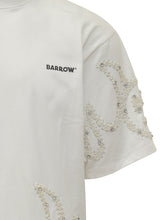 T-shirt Bianca con Perline Fiamma Barrow - Abbigliamento Uomo | Lidia Shopping
