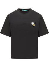 Barrow T-shirt Nera con Logo BRW e Emoji - Abbigliamento Uomo | Lidia Shopping