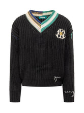 Maglione Nero con Colletto a V Barrow - Abbigliamento Uomo | Lidia Shopping