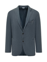 Blue Single-Breasted Blazer Boglioli - Boglioli | Lidia Shopping