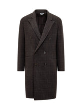 Checked Double-Breasted Coat Boglioli - Boglioli | Lidia Shopping
